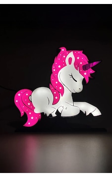 Unicorn Dekoratif Led Gece Lambası Aydınlatma Çok Renkli Unicorn Dekoratif Led Gece Lambası Aydınlatma Çok Renkli