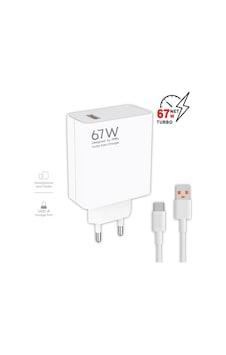 Xiaomi 14 Civi Uyumlu Gerçek Güç 67w Turbo Şarj Saniyeli Adaptör + Kablo Şarj Set Xiaomi 14 Civi Uyumlu Gerçek Güç 67w Turbo Şarj Saniyeli Adaptör + Kablo Şarj Set