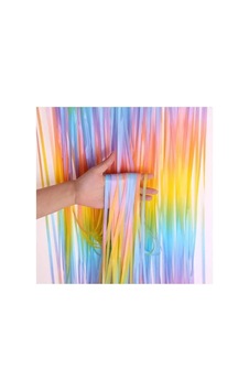 Tinky Winky Metalize Arka Fon Kapı Perdesi Gökkuşağı 100x200 Arka Fon Süs Kapı Süsü Gökkuşağı Çok Renkli Tinky Winky Metalize Arka Fon Kapı Perdesi Gökkuşağı 100x200 Arka Fon Süs Kapı Süsü Gökkuşağı Çok Renkli