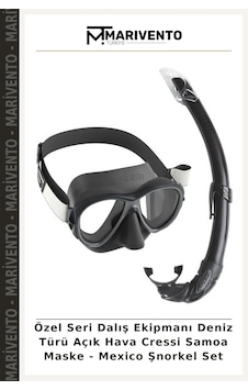 Özel Seri Dalış Ekipmanı Deniz Türü Açık Hava Cressi Samoa Maske - Mexico Şnorkel Set Clear-Pınk Özel Seri Dalış Ekipmanı Deniz Türü Açık Hava Cressi Samoa Maske - Mexico Şnorkel Set Clear-Pınk