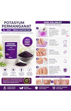 El Ayak Mantarı Tedavisi Potasyum Permanganat 100gr