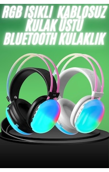 Yeni - 706 - Nesil Kulak Üstü Kablosuz Uzun Ömürlü Rgb Işıklı - Csmo-tex - Bluetooth Kulaklık Yeni - 706 - Nesil Kulak Üstü Kablosuz Uzun Ömürlü Rgb Işıklı - Csmo-tex - Bluetooth Kulaklık