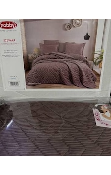 Hobby Çift Kişilik Yatak Örtüsü Silvana Gülkurusu Gül Kurusu Hobby Çift Kişilik Yatak Örtüsü Silvana Gülkurusu Gül Kurusu