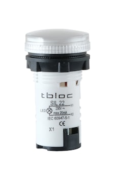 Tbloc Sıl22-220 Beyaz Sinyal Lambası Led 220v Tbloc Sıl22-220 Beyaz Sinyal Lambası Led 220v