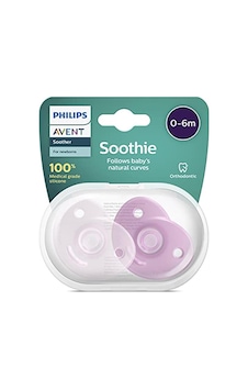 Scf099/22 Soothie 0-6 Ay İkili Paket Pembe Açık Pembe Emzik Renkli