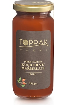 Toprak Doğal Bolu Şekersiz Kuşburnu Marmelatı 255 G Toprak Doğal Bolu Şekersiz Kuşburnu Marmelatı 255 G