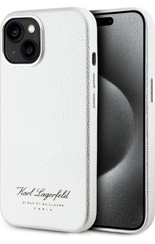 Apple Uyumlu iPhone 15 Kılıf Karl Lagerfeld Lisanslı Kl Yazılı Hotel Kapak Gri Apple Uyumlu iPhone 15 Kılıf Karl Lagerfeld Lisanslı Kl Yazılı Hotel Kapak Gri