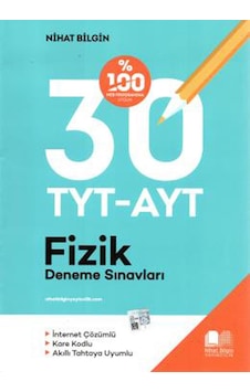 Nihat Bilgin Tyt-Ayt Fizik 30 Lu Deneme Sınavı Nihat Bilgin Tyt-Ayt Fizik 30 Lu Deneme Sınavı