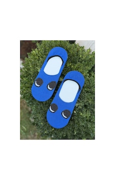 Lousocks Unisex Oreo Bisküvi Desenli Mavi Babet Çorap Lousocks Unisex Oreo Bisküvi Desenli Mavi Babet Çorap
