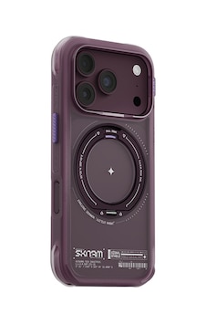 İphone 18 Pro Max Uyumlu Kılıf M-safe Şarj Özellikli Airbagli Standlı Skinarma Atlas Kapak Bordo İphone 18 Pro Max Uyumlu Kılıf M-safe Şarj Özellikli Airbagli Standlı Skinarma Atlas Kapak Bordo