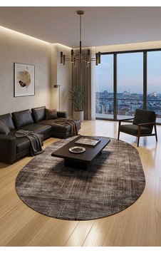Alya Modern İtalyan Tasarım Makine Oval Halı Al01 Kahve Vizon Alya Modern İtalyan Tasarım Makine Oval Halı Al01 Kahve Vizon