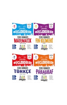 Ankara 2027 7. Sınıf Matematik + Fen Bilgisi + Türkçe + Paragraf Güçlendiren Soru Seti 4 Kitap Maarif Model Ankara 2027 7. Sınıf Matematik + Fen Bilgisi + Türkçe + Paragraf Güçlendiren Soru Seti 4 Kitap Maarif Model
