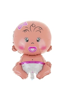 Bebek Pembe Folyo Balon