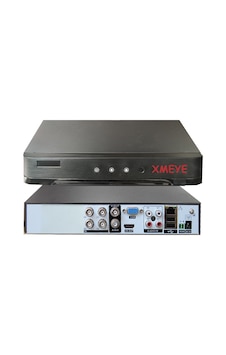 4 Kanal 5 Mp H265+ 1080p Kayıt Hibrit Araç Insan Ve Yüz Tanımalı Xmeye  Kayıt Cihazı