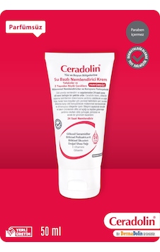 Ceradolin Parfümsüz Su Bazlı Nemlendirici Krem 50 ML Ceradolin Parfümsüz Su Bazlı Nemlendirici Krem 50 ML