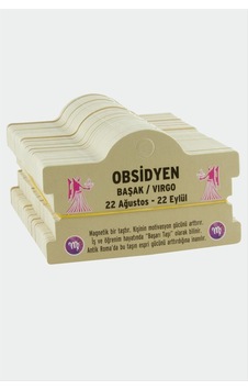 Gld-spt- Obsidyen - Başak Burç Bileklik Kartı-kahverengi Çok Renkli Gld-spt- Obsidyen - Başak Burç Bileklik Kartı-kahverengi Çok Renkli