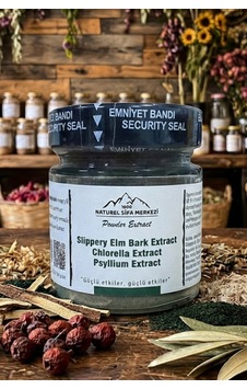 Nurbal Şifa Merkezi Slippery Elm Chlorella Psyllium Ekstrak 120 G Nurbal Şifa Merkezi Slippery Elm Chlorella Psyllium Ekstrak 120 G