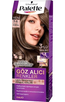 Palette Göz Alıcı Renkler Krem Saç Boyası 7 - 1 Küllü Kumral