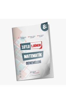 8. Sınıf Pisagor 1. Dönem 10'lu Matematik Branş Denemeleri - Zeka Küpü Yayınları 8. Sınıf Pisagor 1. Dönem 10'lu Matematik Branş Denemeleri - Zeka Küpü Yayınları