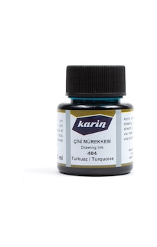Karin Çini Mürekkebi 45ml 404 Turkuaz Karin Çini Mürekkebi 45ml 404 Turkuaz