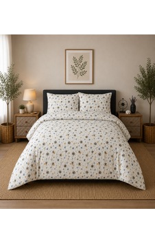 Çift Kişilik Nevresim Takımı %100 Pamuk 200x220 Lastikli Çarşaflı 160x200 Mavi - Beyaz Çift Kişilik Nevresim Takımı %100 Pamuk 200x220 Lastikli Çarşaflı 160x200 Mavi - Beyaz