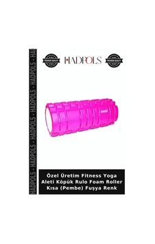 Özel Üretim Fitness Yoga Aleti Köpük Rulo Foam Roller Kısa Pembe Fuşya Renk Özel Üretim Fitness Yoga Aleti Köpük Rulo Foam Roller Kısa Pembe Fuşya Renk