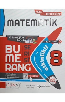 Günay 8. Sınıf LGS Matematik Bumerang Soru Bankası Etkinlikli Günay 8. Sınıf LGS Matematik Bumerang Soru Bankası Etkinlikli