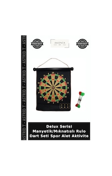 Delux Serisi Manyetik/mıknatıslı Rulo Dart Seti Spor Alet Aktivite Delux Serisi Manyetik/mıknatıslı Rulo Dart Seti Spor Alet Aktivite