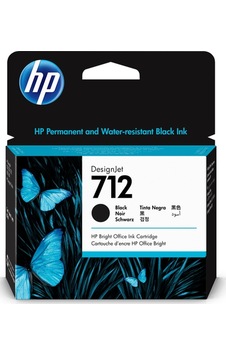 HP 712 3ED71A Mürekkep Kartuşu 80 ML Siyah HP 712 3ED71A Mürekkep Kartuşu 80 ML Siyah