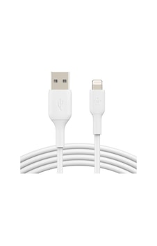Belkin Apple Uyumlu iOS Lightning Hızlı Şarj Ve Data Kablosu 1M Beyaz (433550638) Belkin Apple Uyumlu iOS Lightning Hızlı Şarj Ve Data Kablosu 1M Beyaz (433550638)
