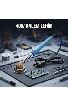 Zvnm 40w Kalem Lehim Makinesi - Elektrikli - Mavi Renk Zcv12 Zvnm 40w Kalem Lehim Makinesi - Elektrikli - Mavi Renk Zcv12