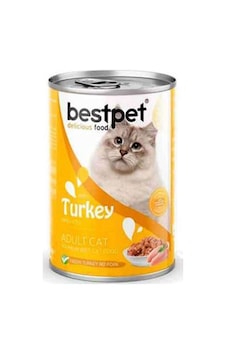 Bestpet Parça Etli Hindi Etli Yetişkin Kedi Konservesi 24 Adet 400 Gr 243-20017.04 Bestpet Parça Etli Hindi Etli Yetişkin Kedi Konservesi 24 Adet 400 Gr 243-20017.04