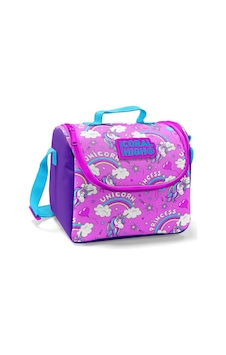 Coral High Pembe Unicorn Baskılı Termoslu Beslenme Çantası - Kız Coral High Pembe Unicorn Baskılı Termoslu Beslenme Çantası - Kız