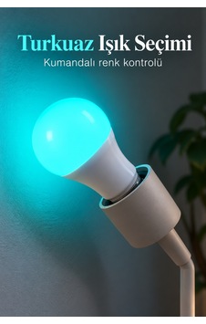 Kumandalı Led Ampul 10 W Güç Özellikli - Lisinya Standart Kumandalı Led Ampul 10 W Güç Özellikli - Lisinya Standart