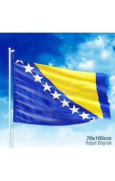 Bosna İ Hercegovina -bosna Hersek Bayrağı Sancak -bayrak -70x105 Cm 1
