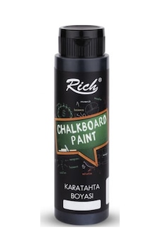 Rich Chalkboard Paint 500ml Kara Tahta Boyası Siyah / 09242 Diğer
