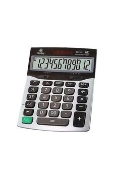 Dosy Hesap Makinesi 12 Haneli Ec-18 Gri Dosy Hesap Makinesi 12 Haneli Ec-18 Gri
