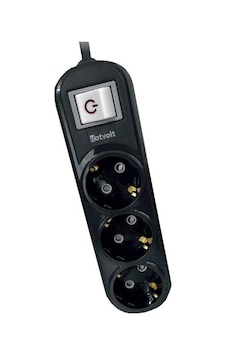 Dotvolt AKS-00002 Surge Hunter 3'lü Akım Korumalı Grup Priz 1.5 Metre Dotvolt AKS-00002 Surge Hunter 3'lü Akım Korumalı Grup Priz 1.5 Metre