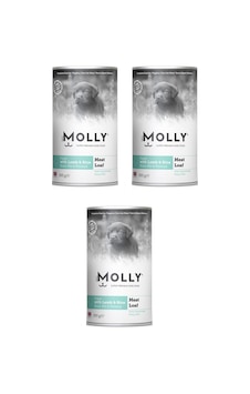 Molly Kuzu Etli Ve Pirinçli Ezme Yavru Köpek Konservesi 400 G X 3 Adet