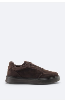 Avva Erkek Kahverengi %100 Deri Süet Dokulu Sneaker A62y8020 Kahve Avva Erkek Kahverengi %100 Deri Süet Dokulu Sneaker A62y8020 Kahve