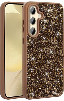 Samsung Uyumlu Galaxy A25 Kılıf Parlak Taşlı Tasarım Zore Pırlanta Kapak Gold Samsung Uyumlu Galaxy A25 Kılıf Parlak Taşlı Tasarım Zore Pırlanta Kapak Gold