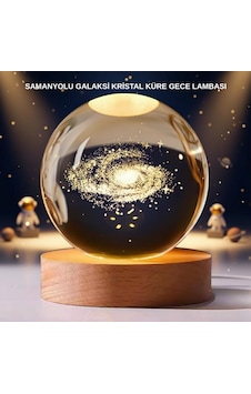 Gld-spt- Samanyolu Desenli Kristal Küre Ahşap Standlı Gün Işığı Led Masa Lambası Gld-spt- Samanyolu Desenli Kristal Küre Ahşap Standlı Gün Işığı Led Masa Lambası