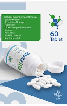 Butzilla N-bütirik Asit 500 Mg + Sülforafan 125 Μg Takviye Edici Gıda 60 Tablet