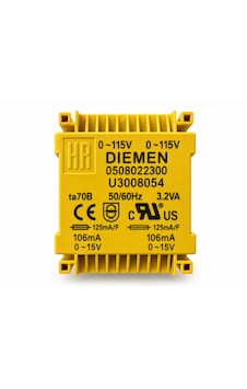Diemen Trafo 3,2va 230v/115v 2x15v 2x107ma U3008054 0508022300