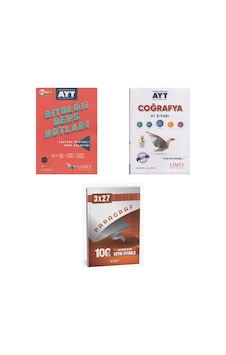 2027 Limit Ayt Biyoloji Konu + Coğrafya El Kitabı + Anla Kazan Paragraf Deneme 3'lü Set 2027 Limit Ayt Biyoloji Konu + Coğrafya El Kitabı + Anla Kazan Paragraf Deneme 3'lü Set