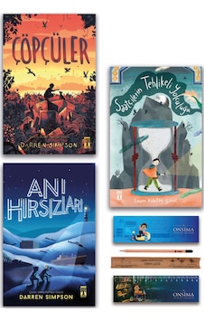 Genç Timaş Saatçilerin Tehlikeli Yolculuğu - Anı Hırsızları - Çöpçüler Set 3 Kitap