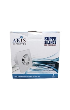 Akiş Ak-c120 120 Lik Banyo Ve Tuvalet Aspiratör Havalandırma Fanı 18,5 Cm Beyaz