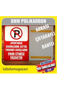 Apartman Sakinlerine Aittir Yabancı Araç Park Yasaktır Tabelası Apartman Sakinlerine Aittir Yabancı Araç Park Yasaktır Tabelası