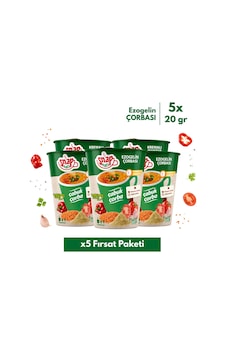 Snap Eats Hazır Çorba Bardakta Ezogelin Çorbası 20 Gr 5'li Fırsat Paketi Snap Eats Hazır Çorba Bardakta Ezogelin Çorbası 20 Gr 5'li Fırsat Paketi