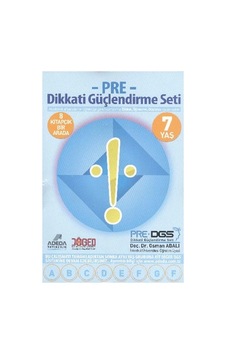 Pre Dikkati Güçlendirme Seti 1.sınıf 7 Yaş Pre Dikkati Güçlendirme Seti 1.sınıf 7 Yaş